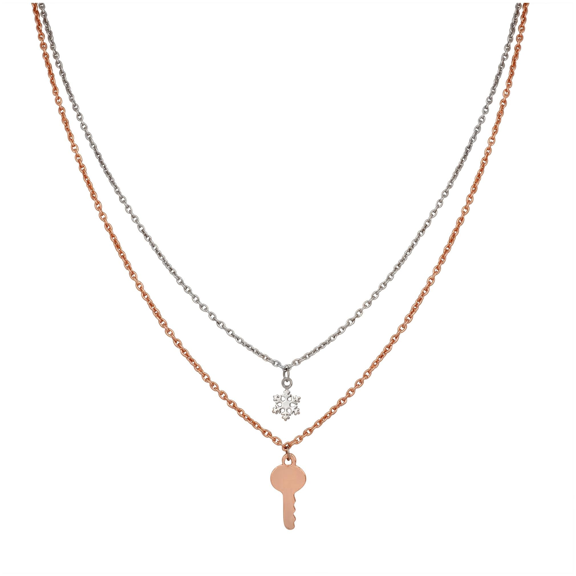 

Mahi Latest Design Stylish Fashionable Multilayer Chain Charm Pendants Necklace For Women And Girls (PS1101750M)