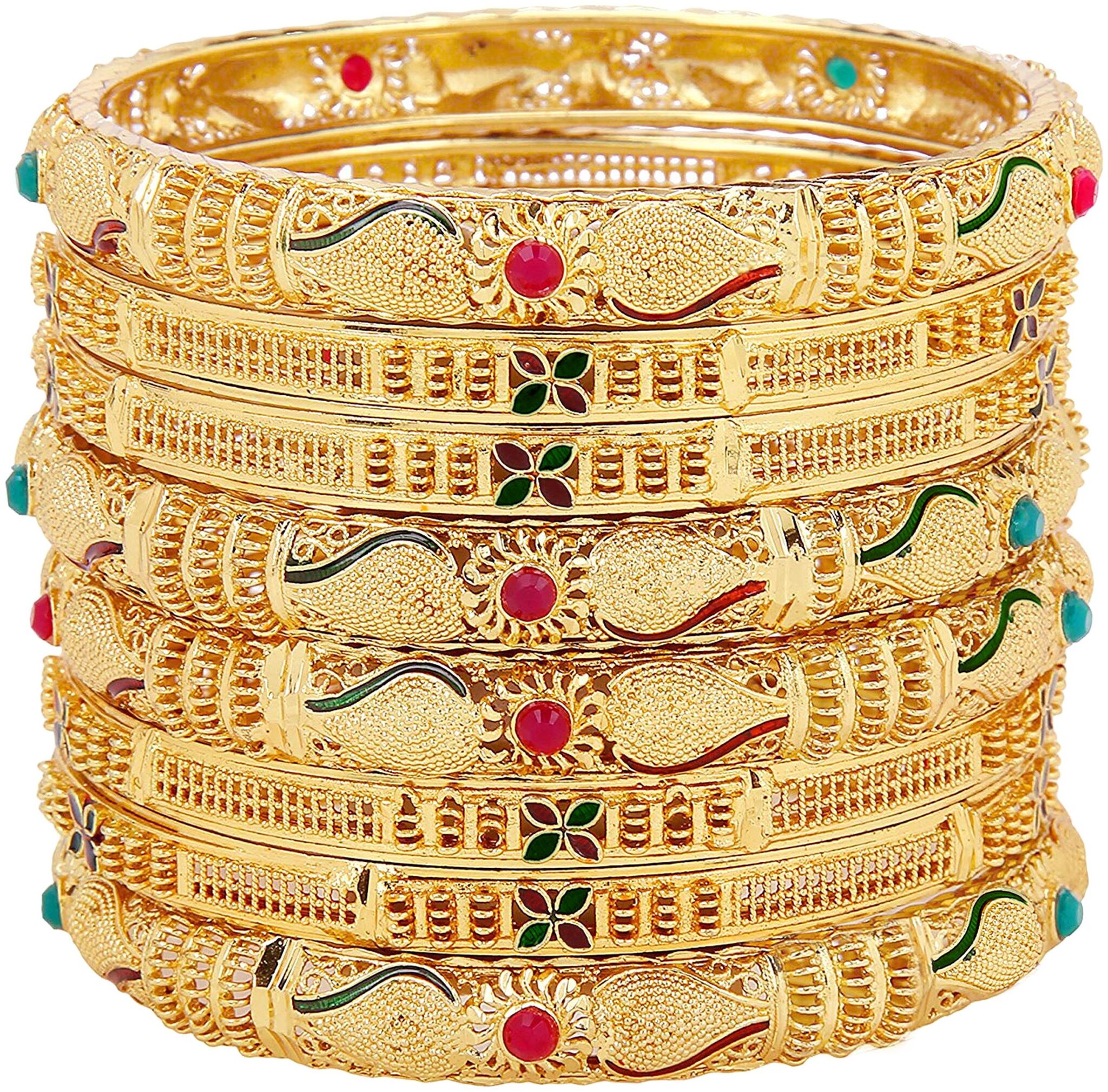 

Mansiyaorange Traditional Hand Made Original Look Bangles For Women