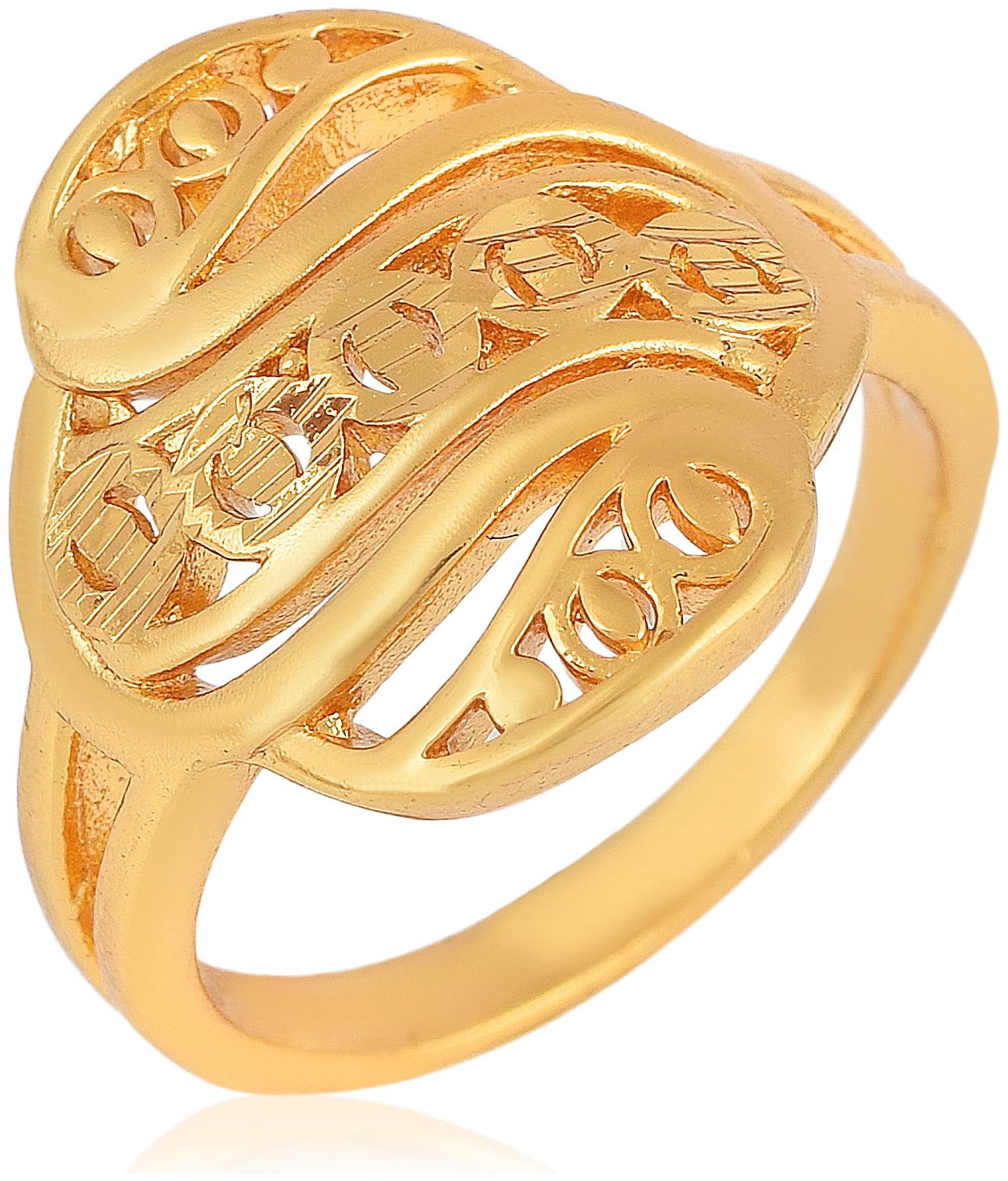 

Memoir Brass Goldplated Fashion Fingerring For Women