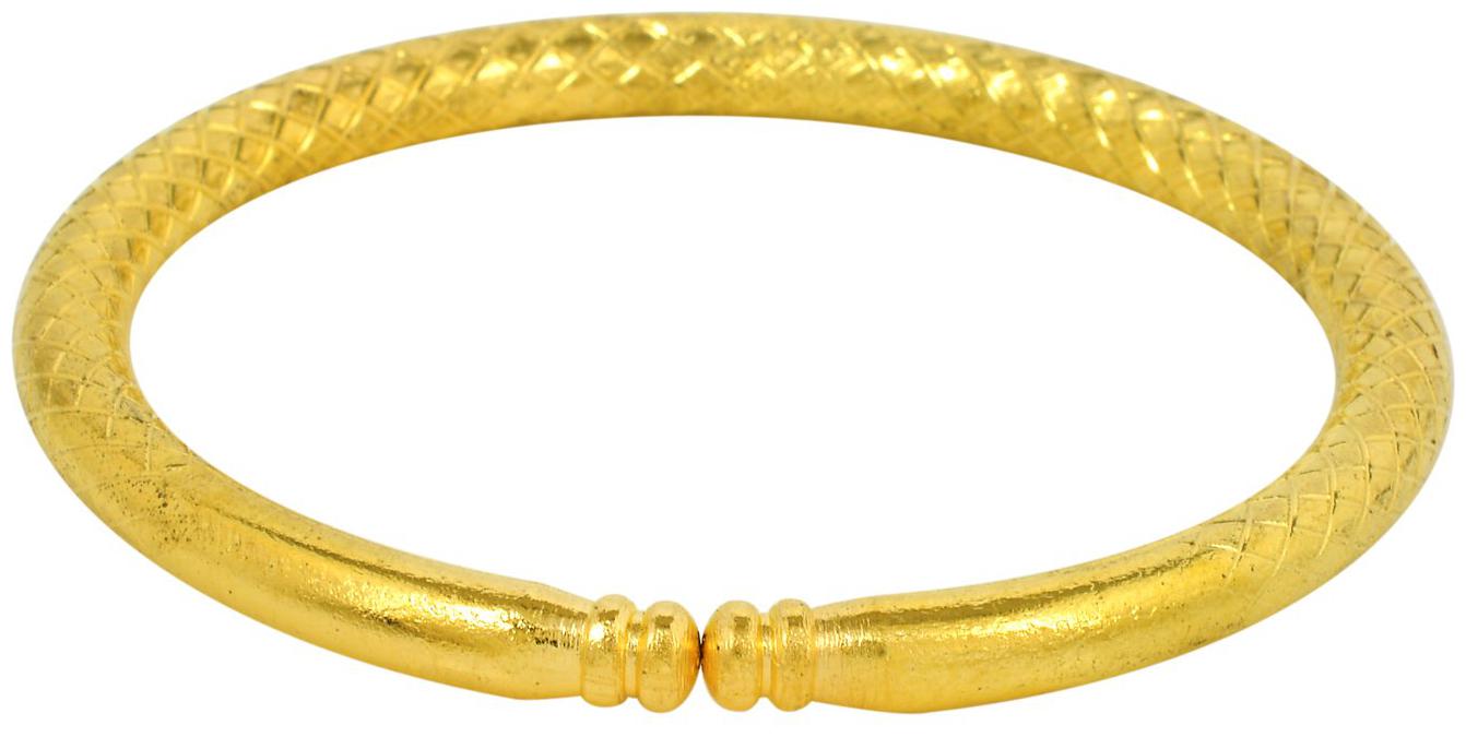 

Memoir Brass H desgined Open end Free Size Adjustable Kada Men