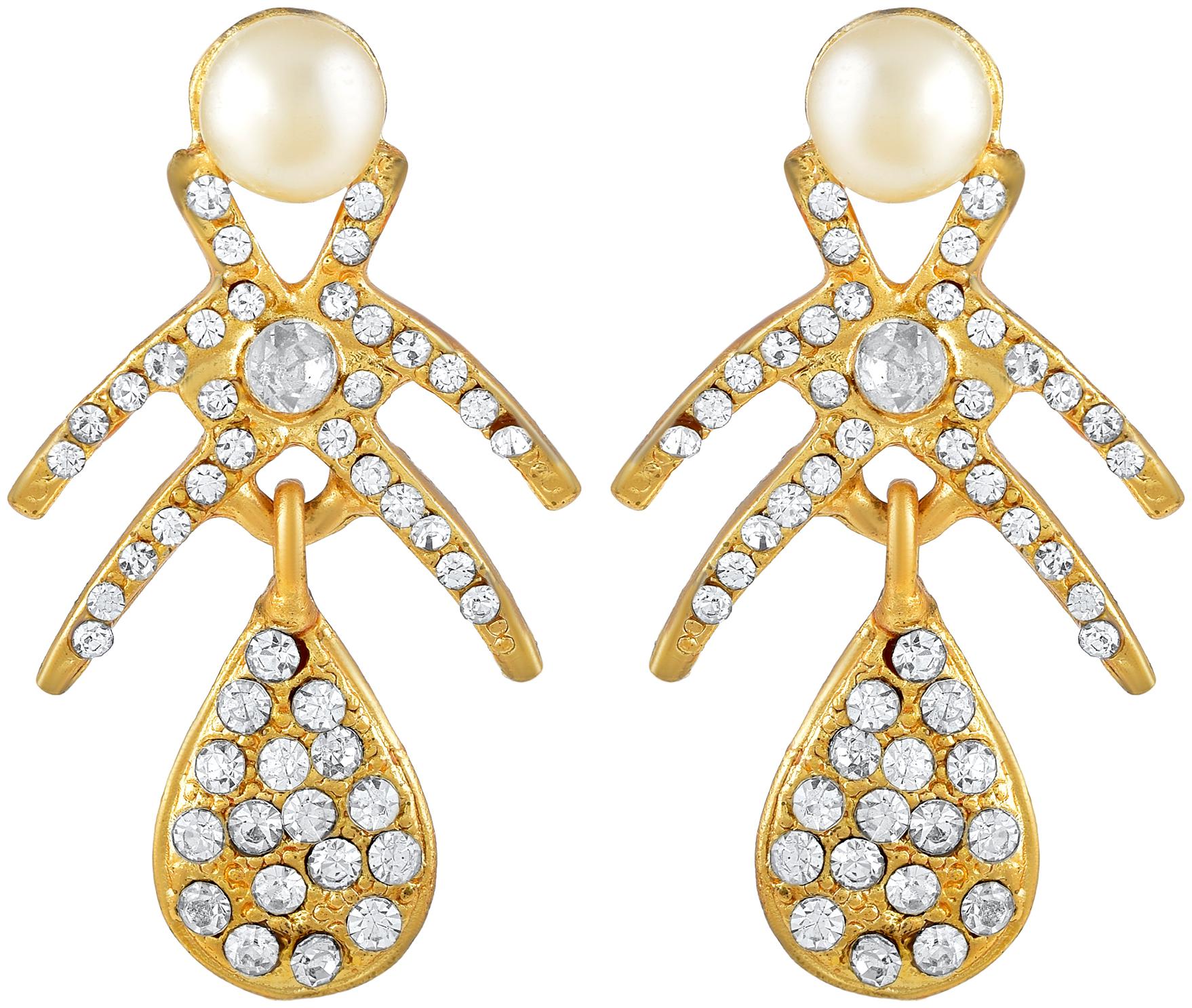 

Memoir Goldplated CZ Fashion Earrings Women (ERTS3859)