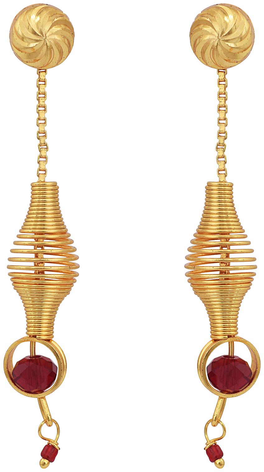 

Memoir Women Brass Dangle Earring Gold
