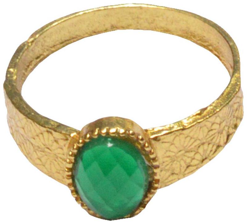 

Men Style CZ 14K Gold Plated Engagement Opal Stone Gold Brass Ring For Unisex