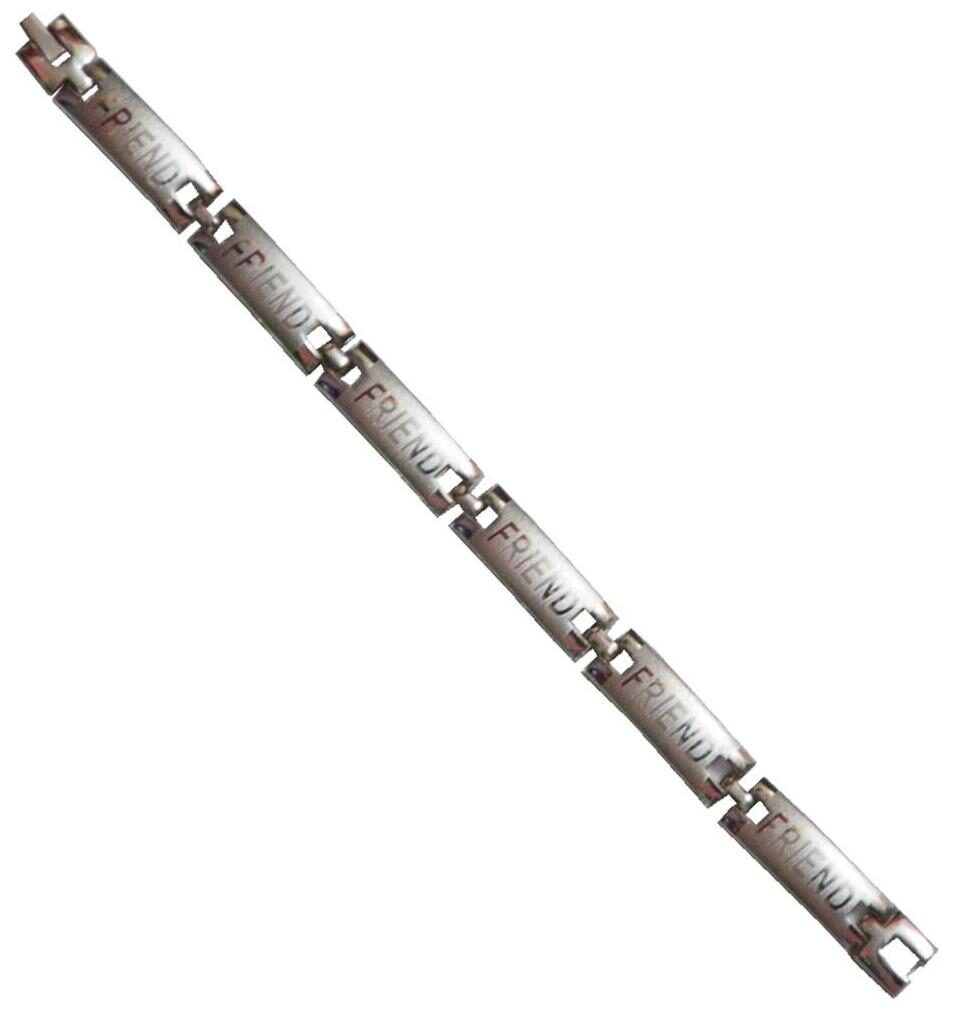 

Men Style Friend Silver Alloy Bracelet