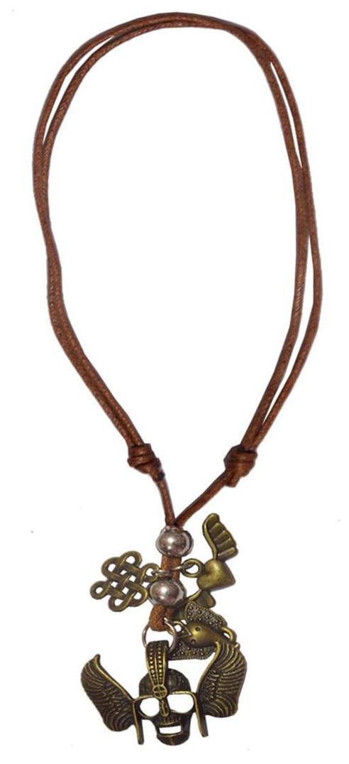 Men Style Soldier Warrior Helmet Mask Bronze Bronze Soldier Pendent For Men