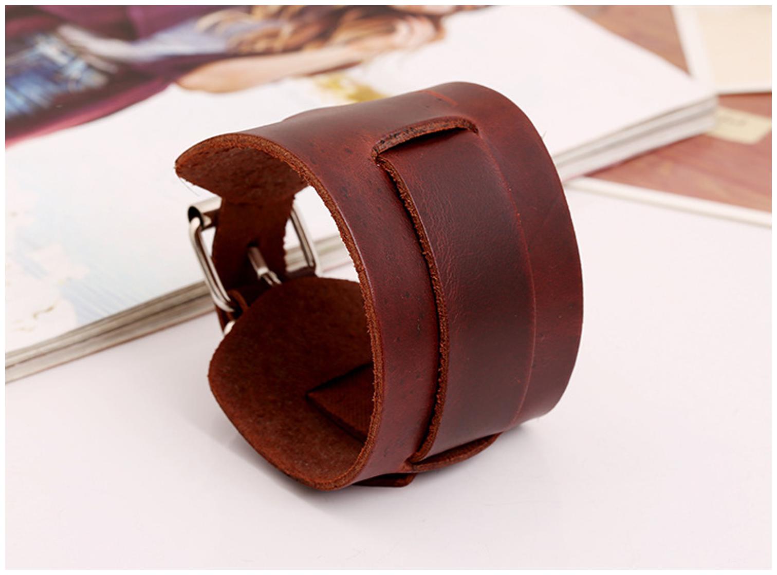 

Mens Bracelet Leather BraceletBy The Fashion for Sure