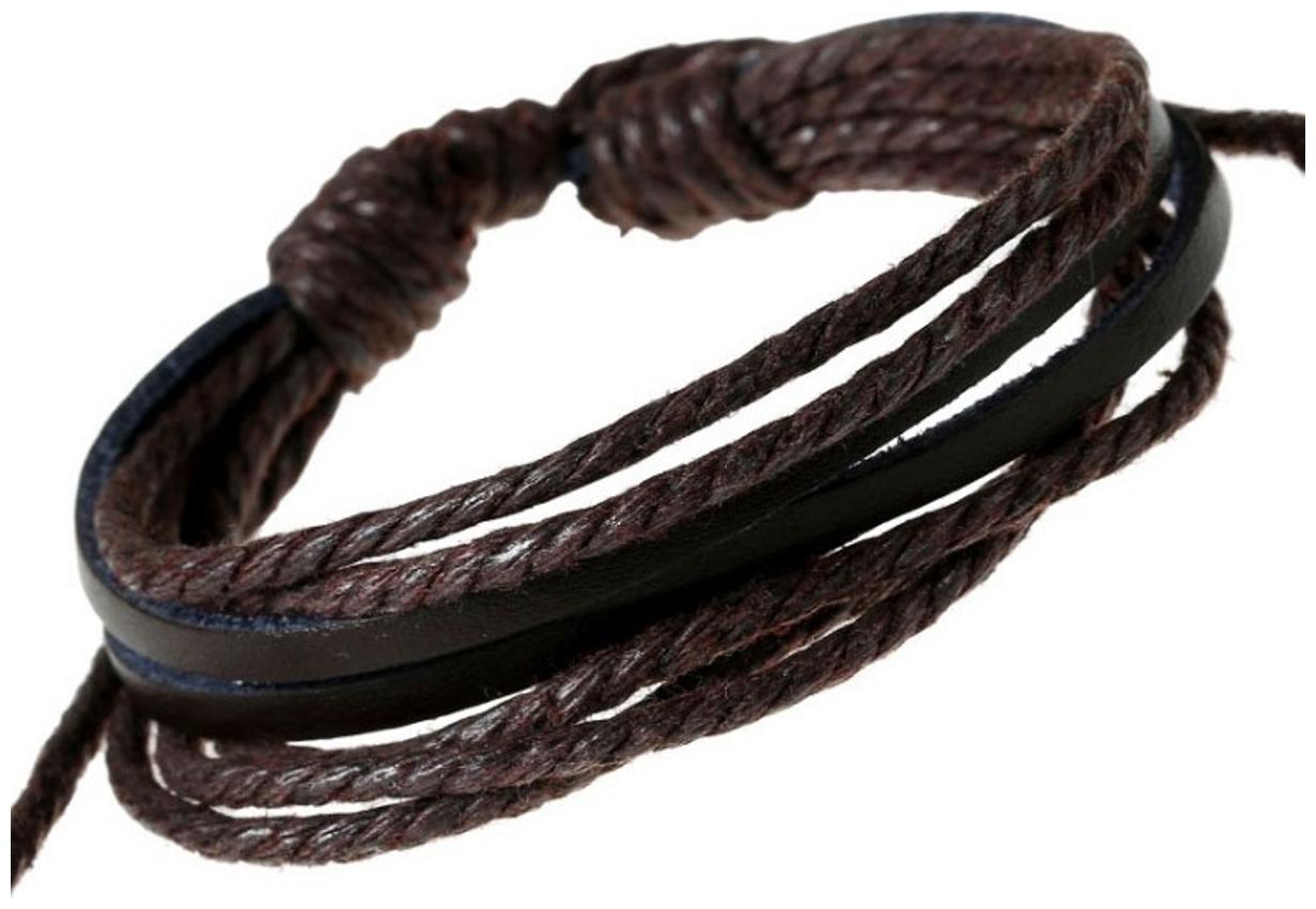 

Mens Bracelet Handmade Leather Woven Bracelets Students Han Edition Leather Bracelet (J076) by The Fashion for Sure