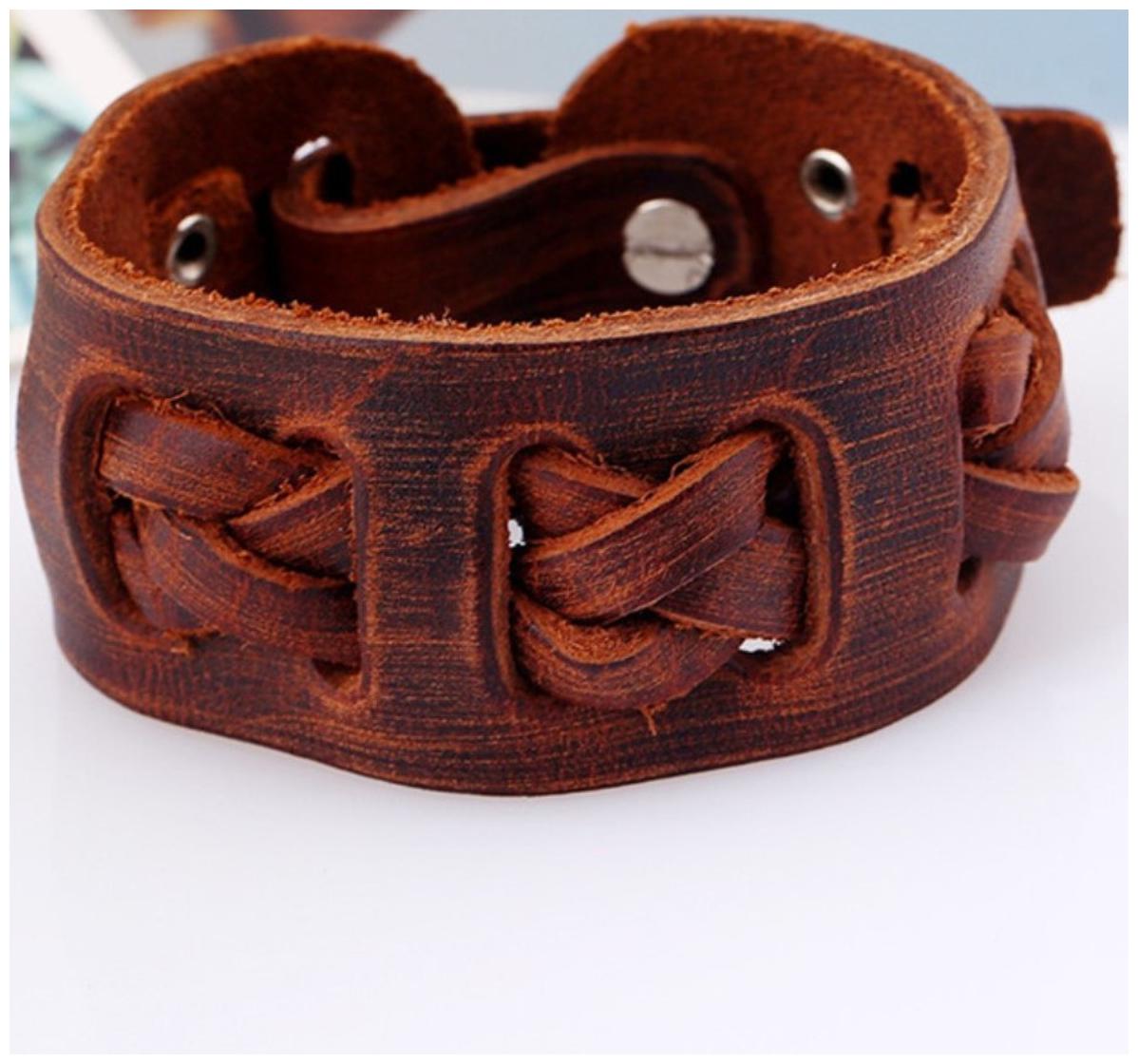 

Mens Bracelet Leather BraceletBy The Fashion for Sure