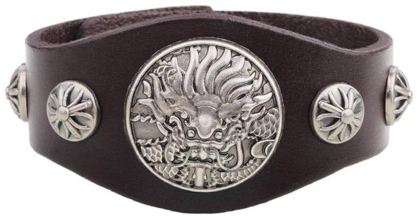 

Mens Bracelet Wrist Band Leather Bracelet BlackBy The Fashion for Sure