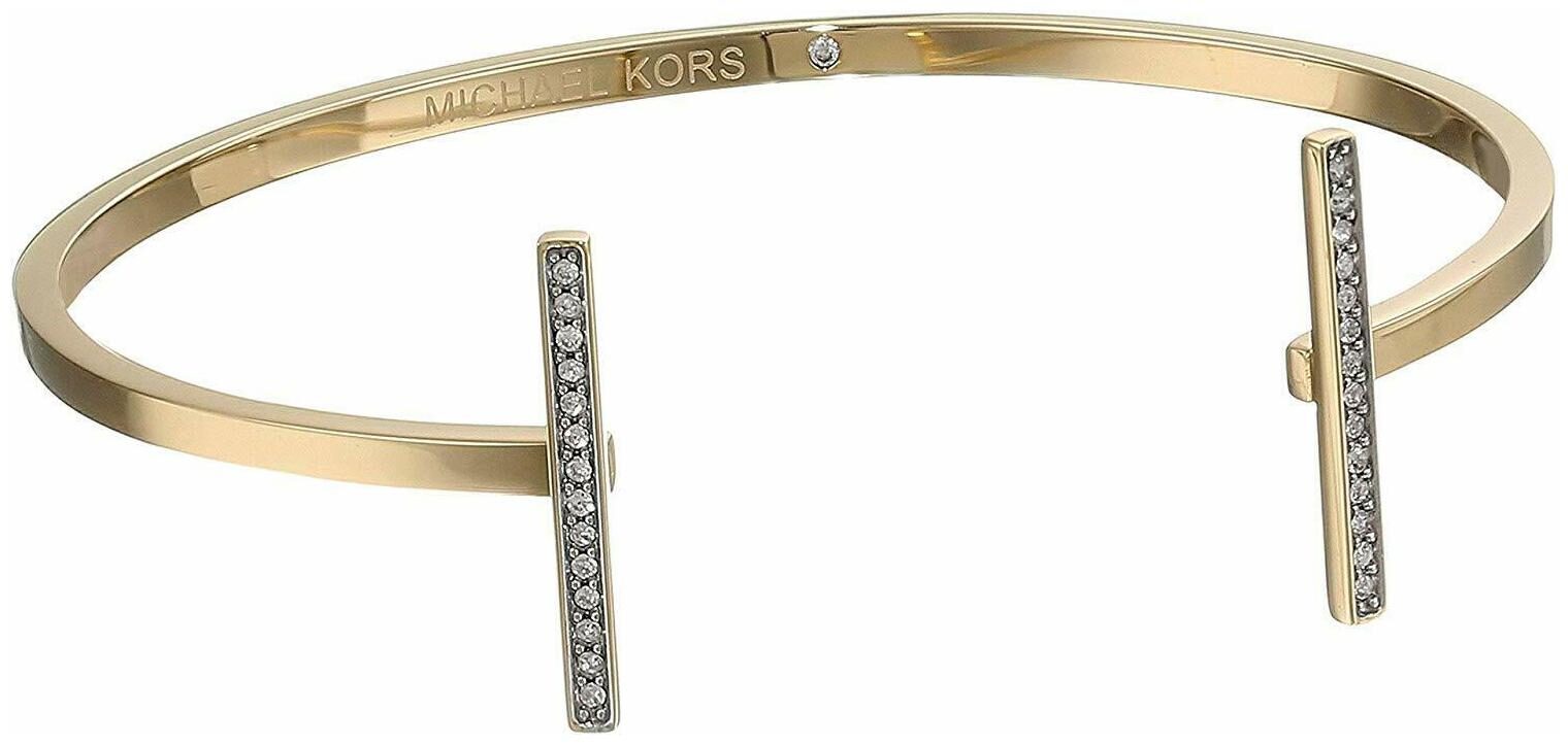 

Michael Kors MKJ3758 710 Brilliant Motif Gold Tone Open Cuff Bracelet Jewelry