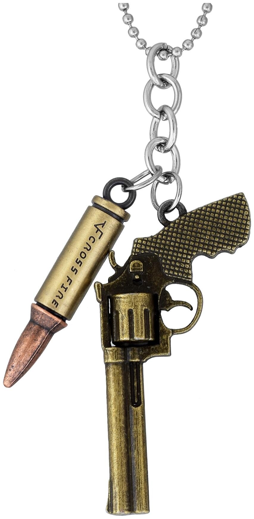 

Missmister Brass Gun And Bullet Miniature Fashion Pendant Men Boys Latest Stylish