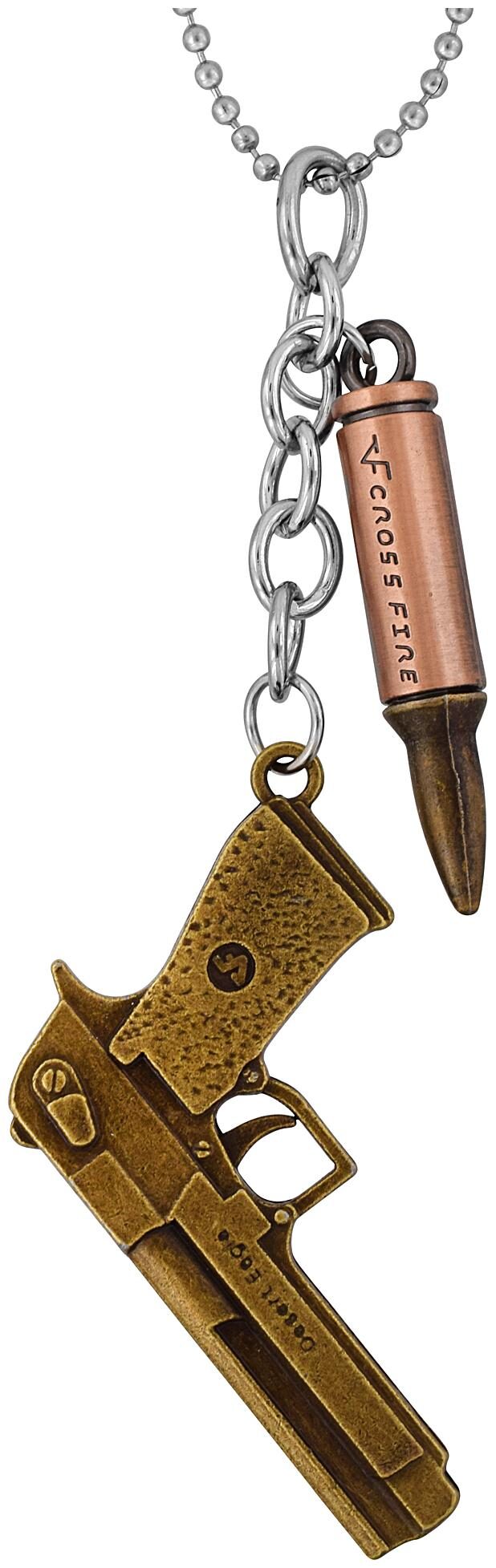 

Missmister Brass Gun And Bullet Miniature Fashion Pendant Men Boys Latest Stylish