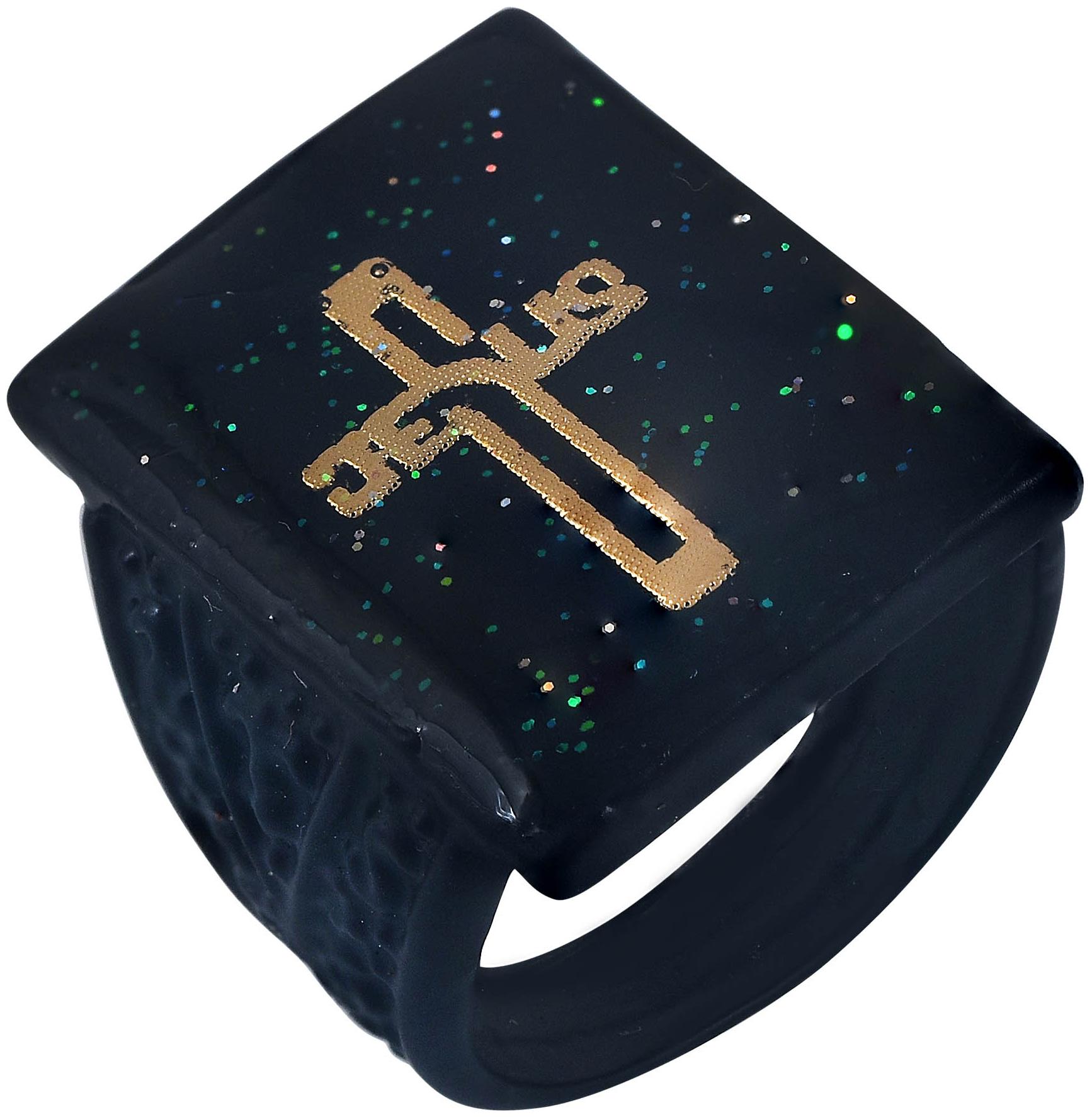 

MissMister Black Ring For Men