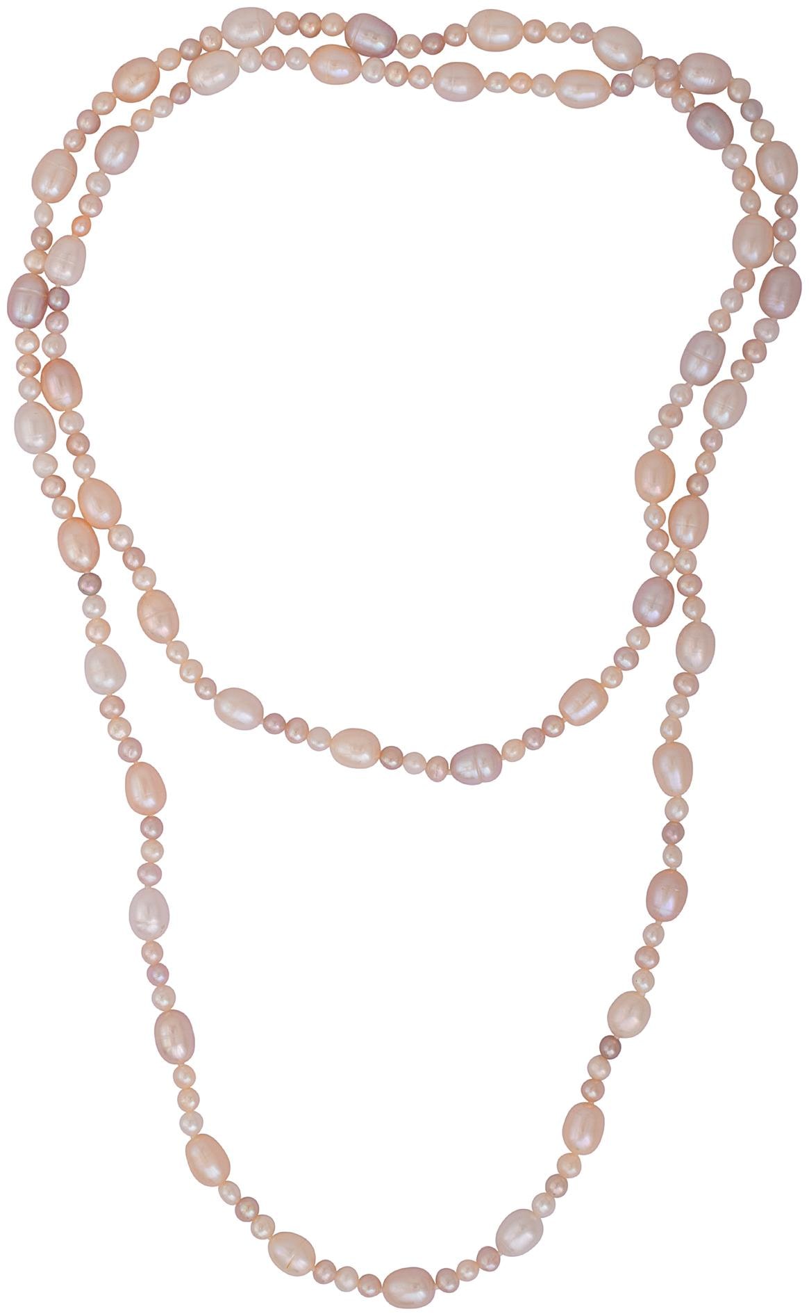 

MissMister Fresh Water Pearls and Baroque 41 inch (3 50 ft) Long Long Wraparound Necklace