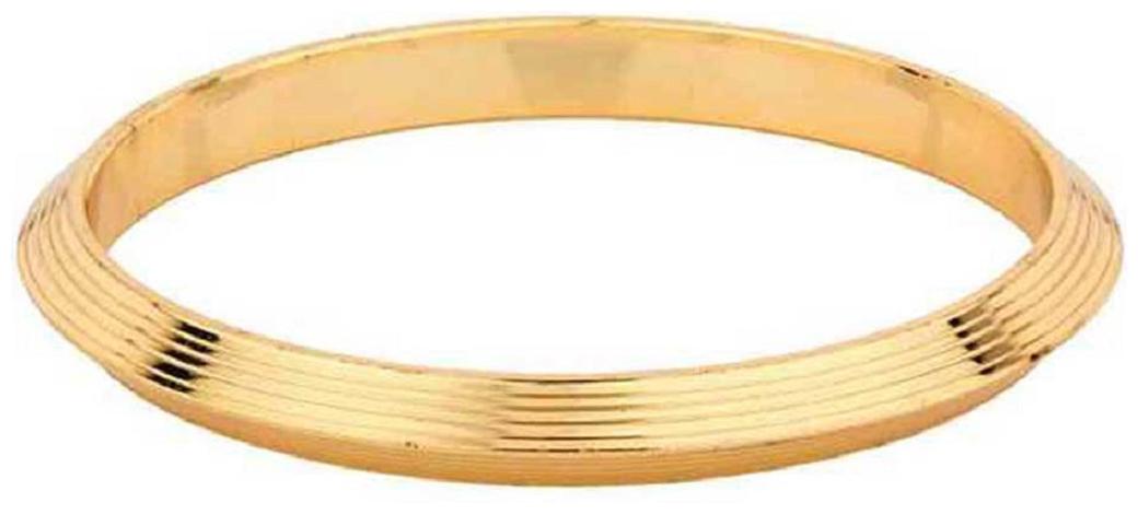 

MissMister Gold Finish Classic Sikh Sardar Punjabi Kada