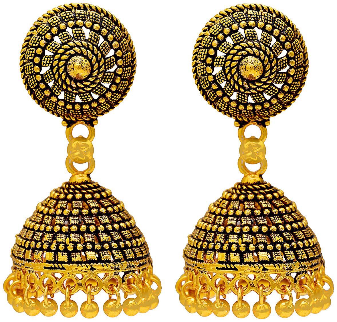

MissMister Gold Jhumki For Women