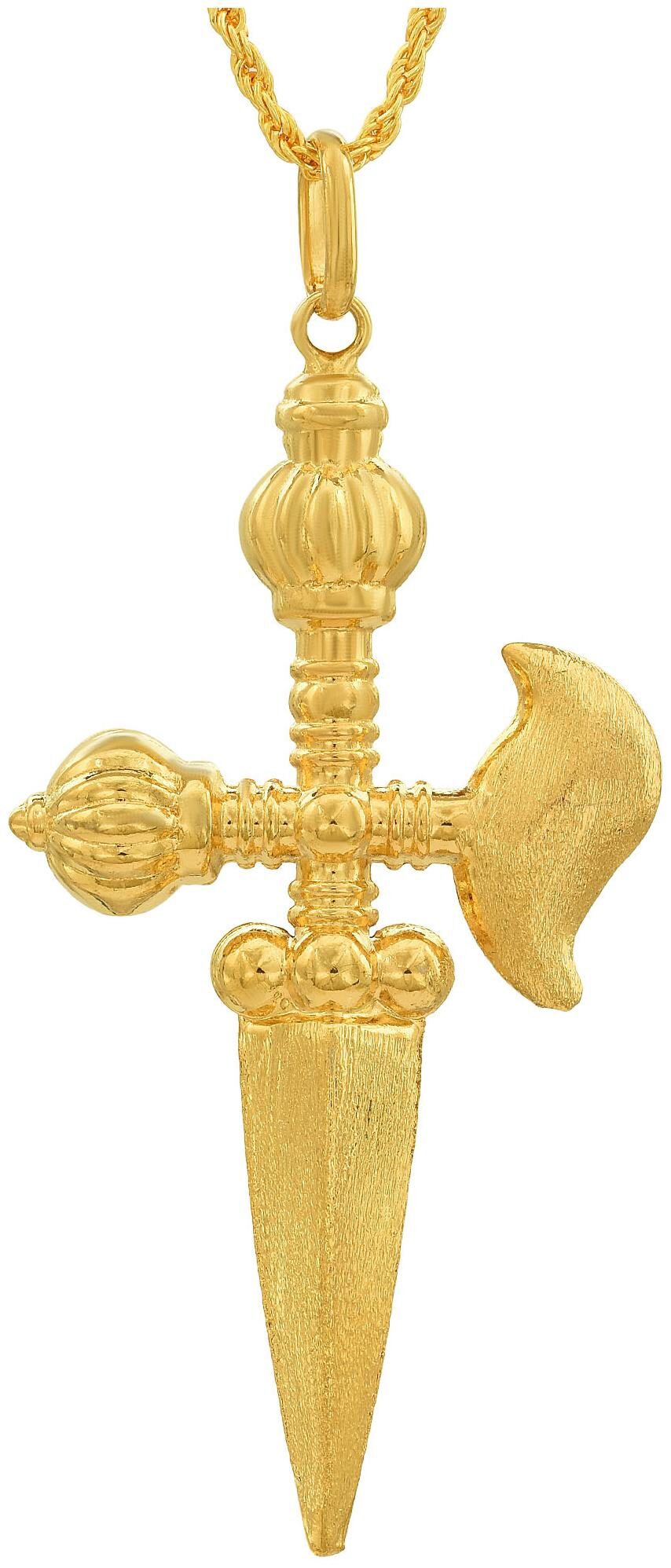 

MissMister Gold plated Long dagger Fashion pendant