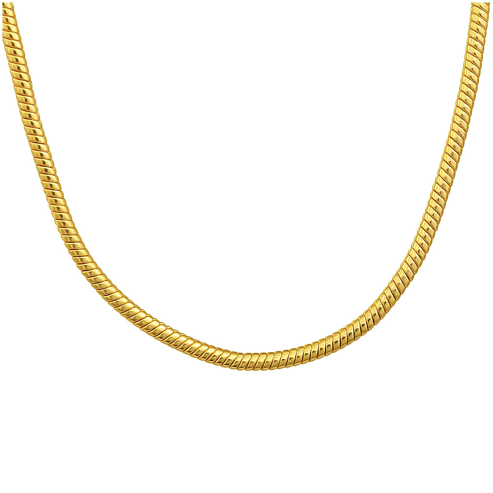 

MissMister Gold Plated Round Thin Rope Design Light Weight dailyuse Fashion Chain Men Women