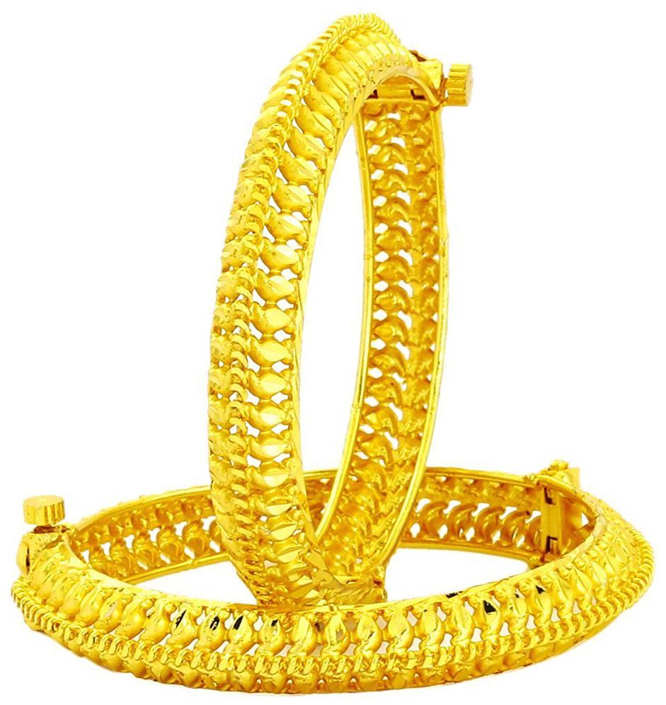 

MissMister Gold plated Maharashtrian openable Toda Kada Set for Women