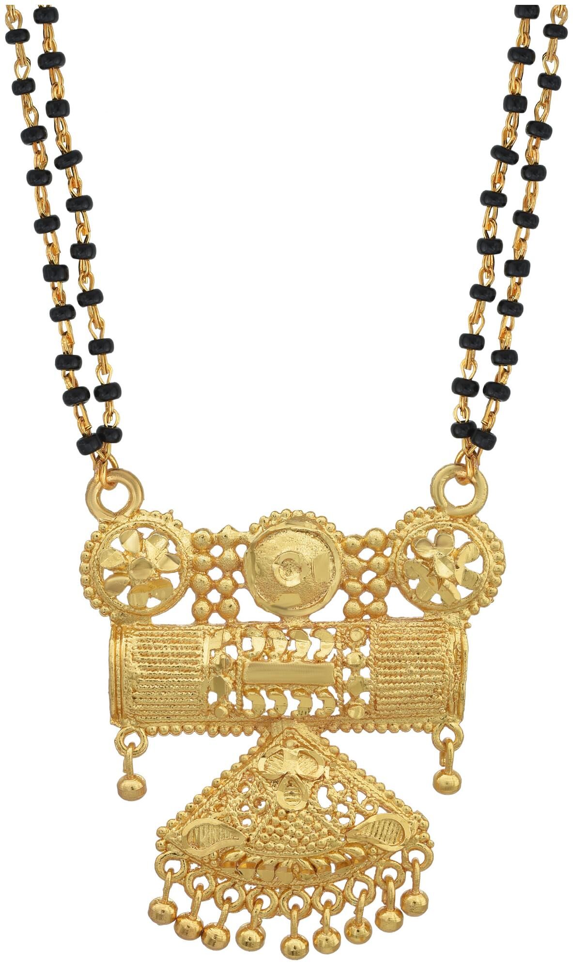 

MissMister Gold Plated Ethnic Heritage Traditional Mangalsutra Women Latest Fashion Women