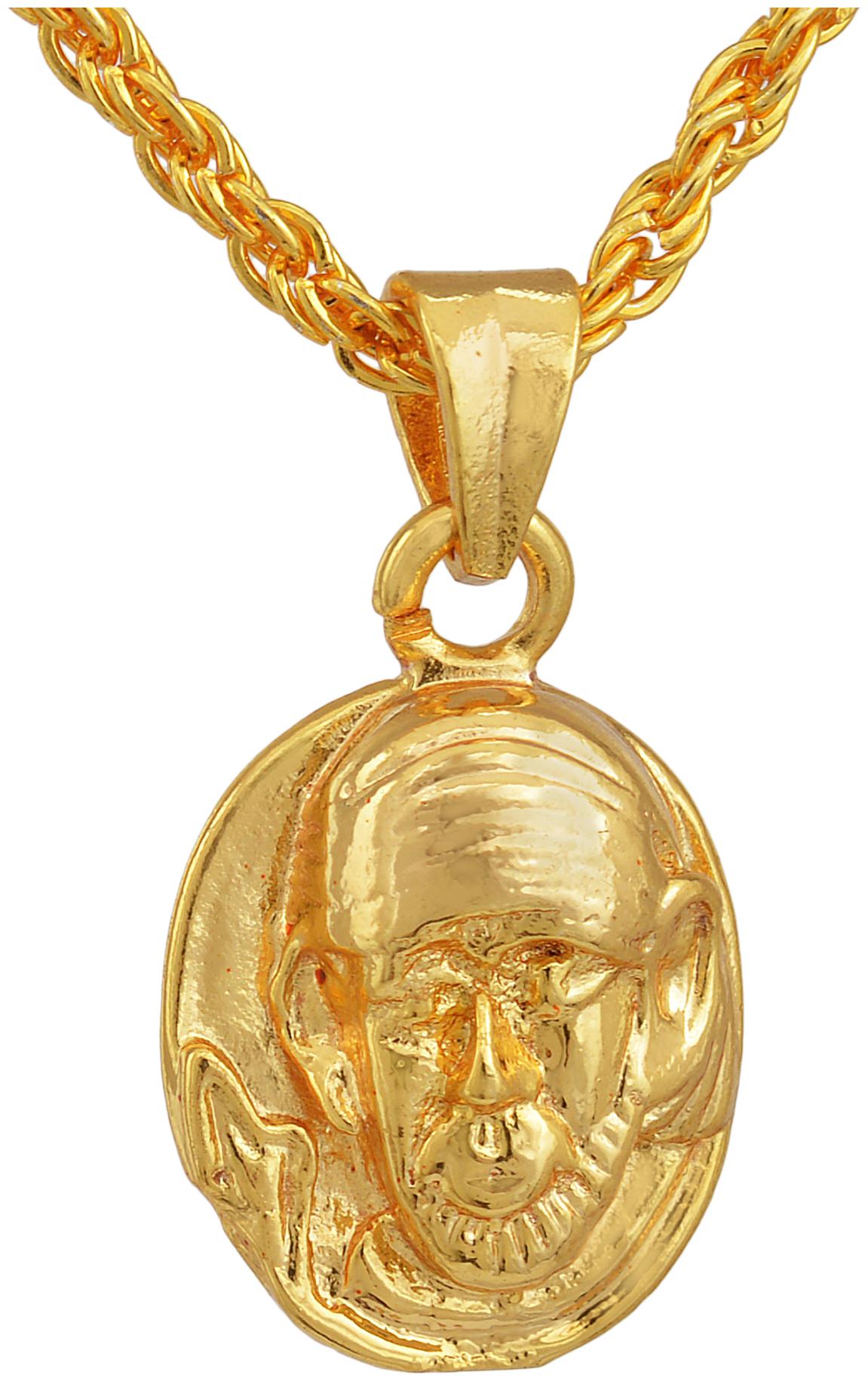 

MissMister Gold Pendant with Chain For Women