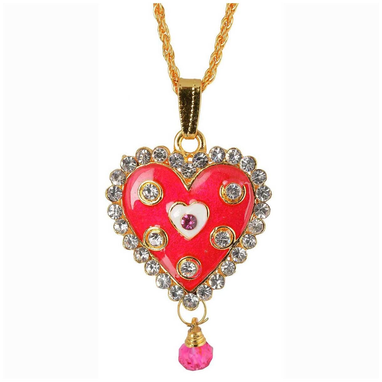 

MissMister Gold Pendant with Chain For Women