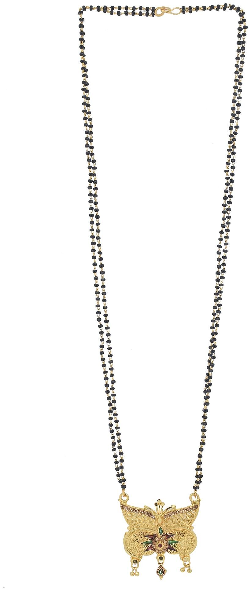 

MissMister Gold plated Handmade Bridal wedding Mangalsutra jewellery Women Girls