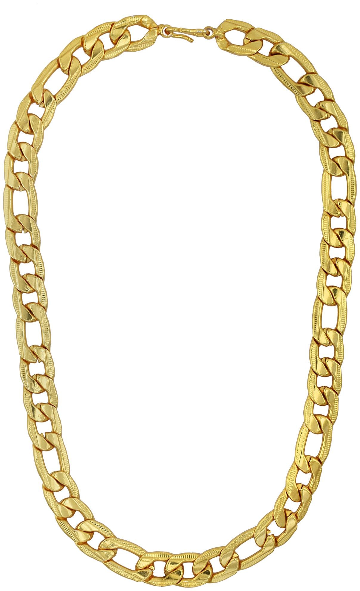 

MissMister Gold plated Heavy Figaro design Fashion chain necklace