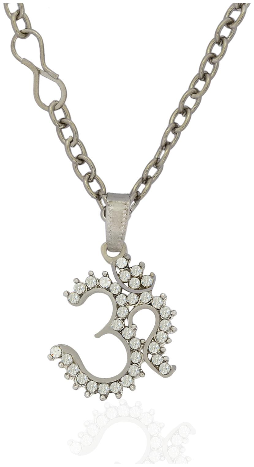 

MissMister Silver Pendant with Chain For Women