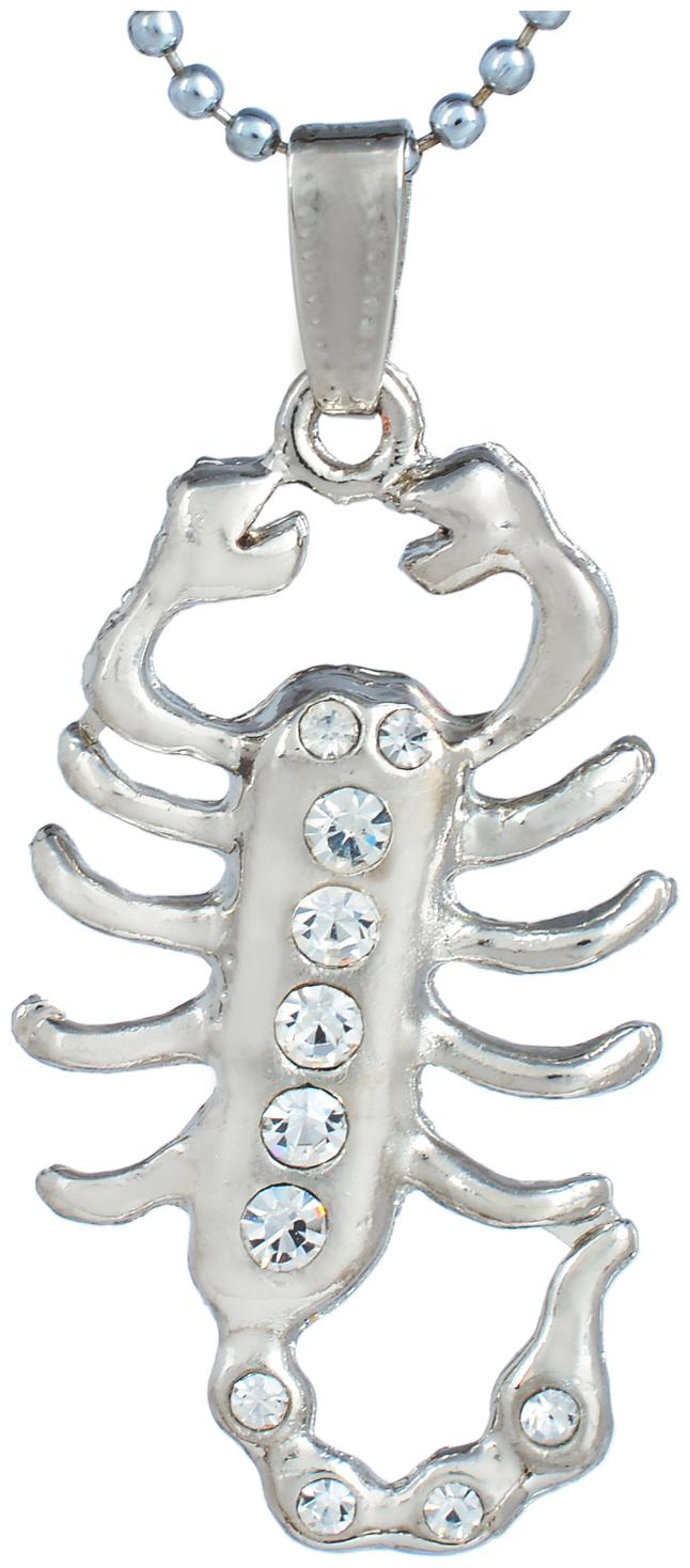 

MissMister Silver Finish Brass Tungsten Scorpio Design Cavity Fashion Pendant Locket
