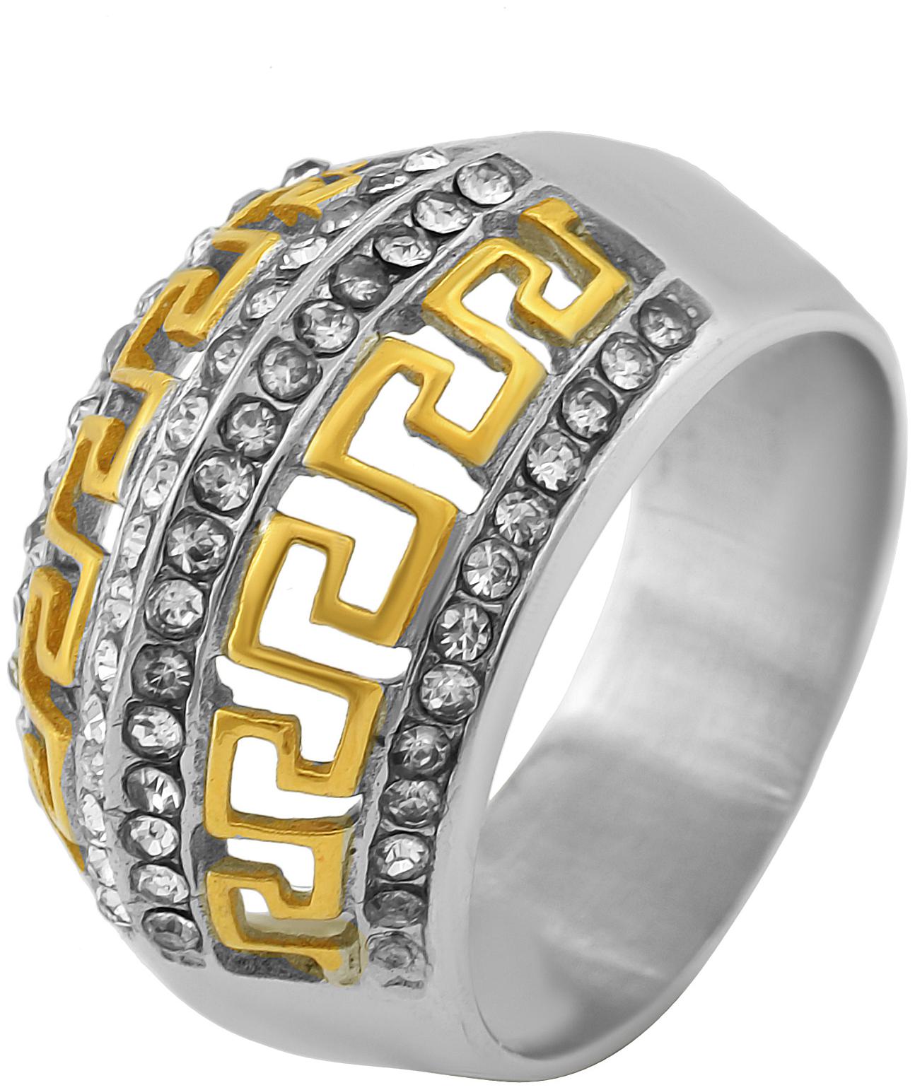 

MissMister Two Colour Tone International high Fashion Finger Ring Men Designer
