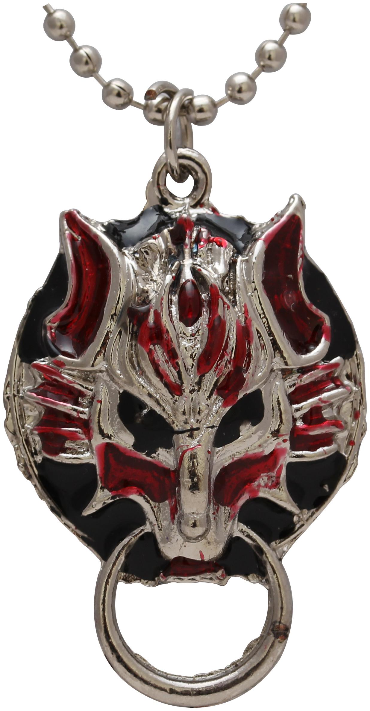 

MissMister Tipu Sultan Inspired Tiger Head Colourful Chain Pendant Necklace Jewellery