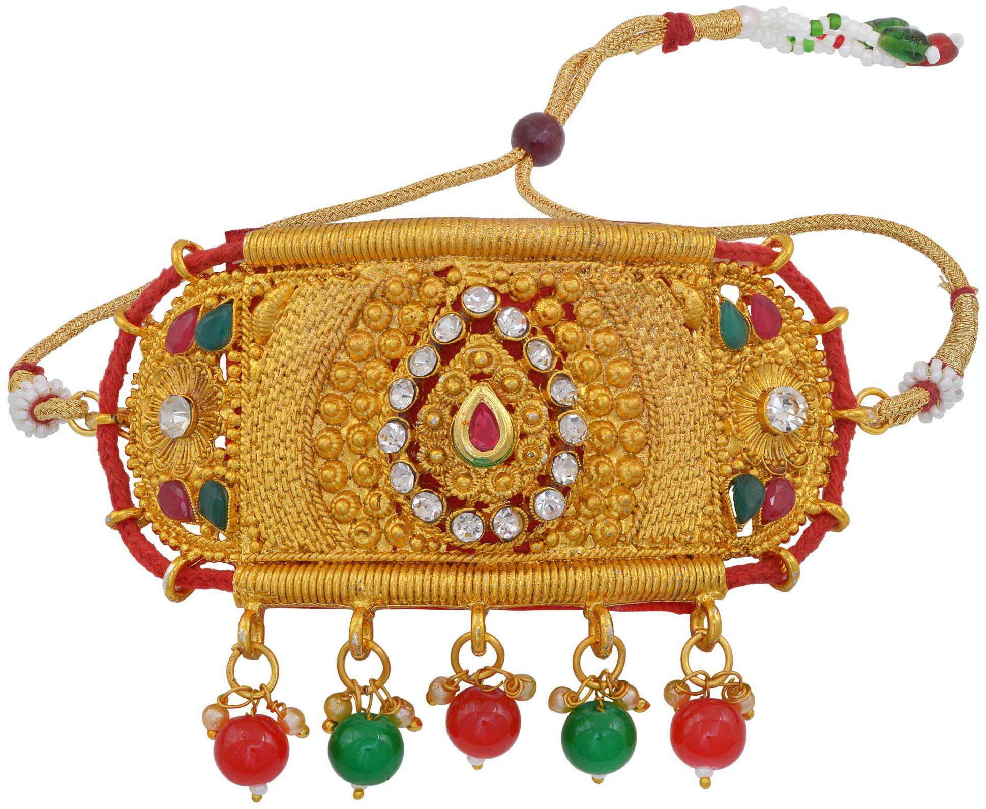 

MissMister Women Brass Armlet Multi Colored