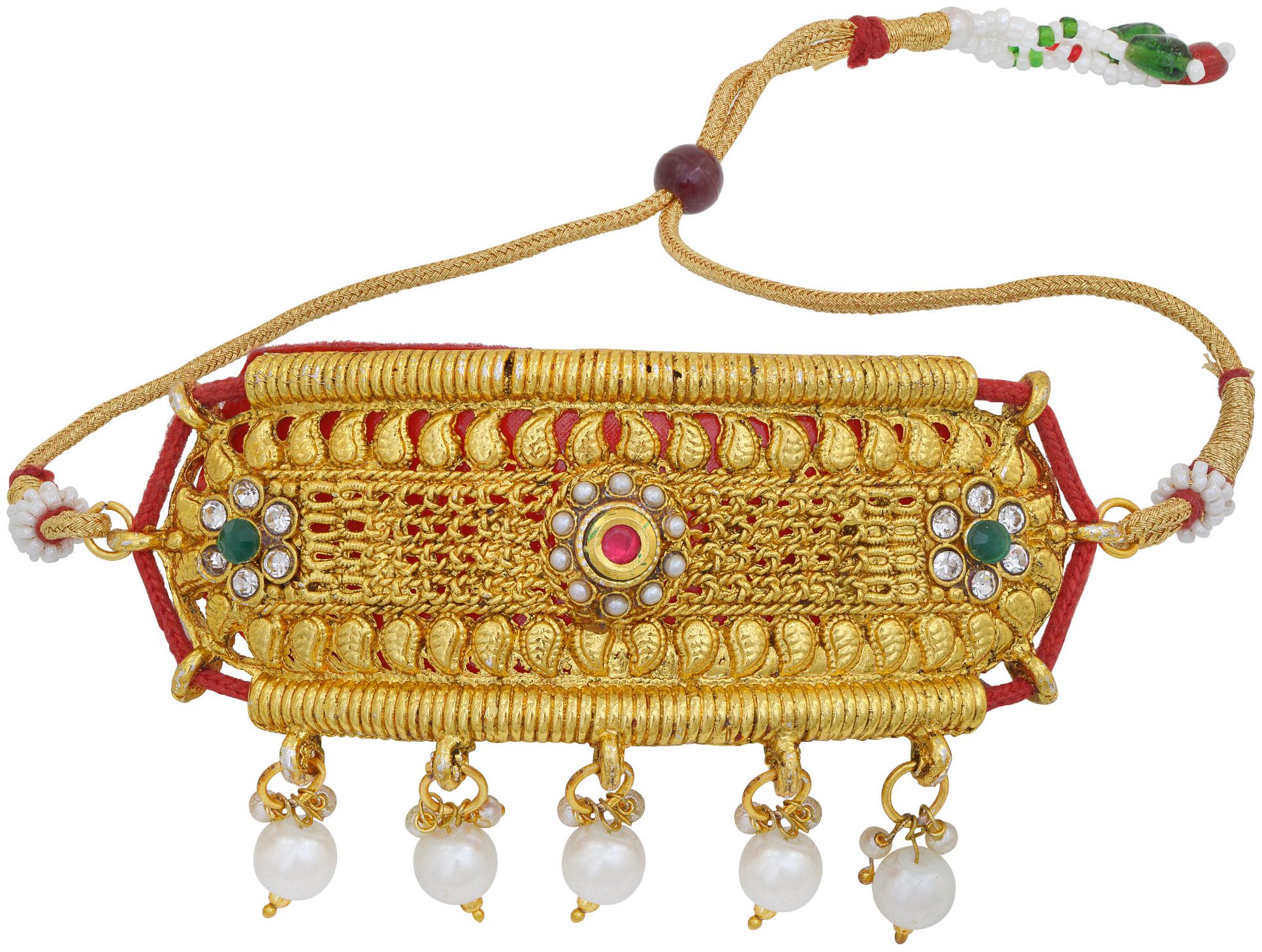 

MissMister Women Brass Armlet Multi Colored