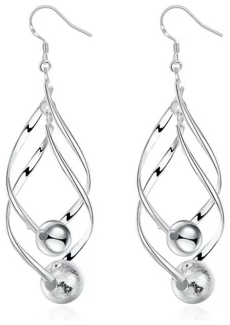 

Mizorri Silver plated Gloss Ball Earrings
