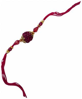 MJR COMBO of  1 Rakhi / Rakhi for Brother with Rakhi Card & Roli Chawal