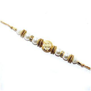 MJR Rakshabandhan Exclusive Rakhi -(Pack of 1) with Rakhi Card, Roli Chawal