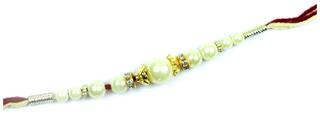MJR Set of 1 Rakhi / Rakhi for Brother with Rakhi Card & Roli Chawal