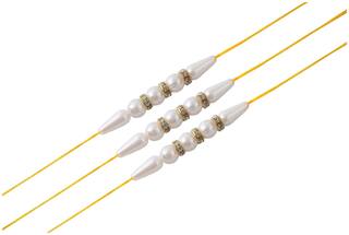 MJR Set of 3 Rakhi / Rakhi for Brother with Rakhi Card & Roli Chawal