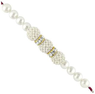 MJR Traditional Designer Rakhi Set for Brother | Rakhi Combo (Roli, Chawal, Mishri) -48