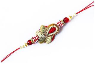 MJR Traditional Designer Rakhi Set for Brother | Rakhi Combo (Roli, Chawal, Mishri) -14