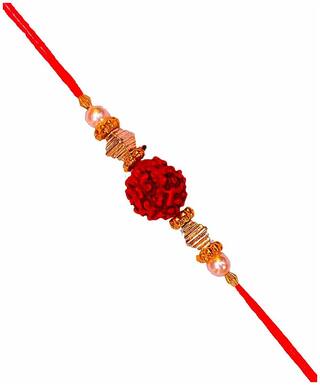 MJR Traditional Designer Rakhi Set for Brother | Rakhi Combo (Roli, Chawal, Mishri) -71