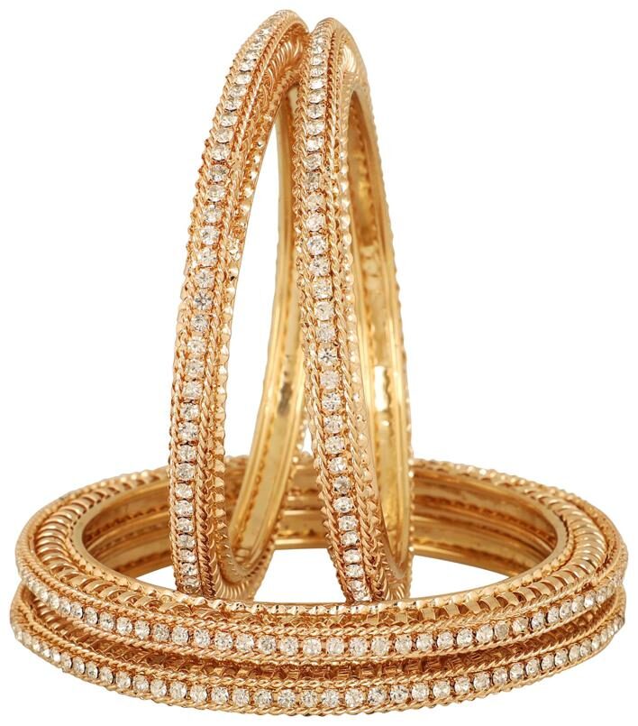 

Much-More Antique Design Metal Bangle Kada Set For Girls Women Gift Jewelry