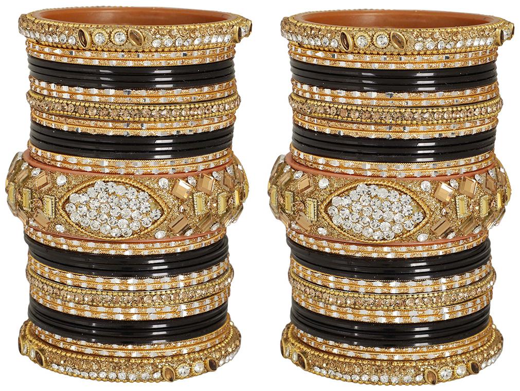 

MUCH-MORE Bangles Designer Traditional Wedding Kadaa Set For Women