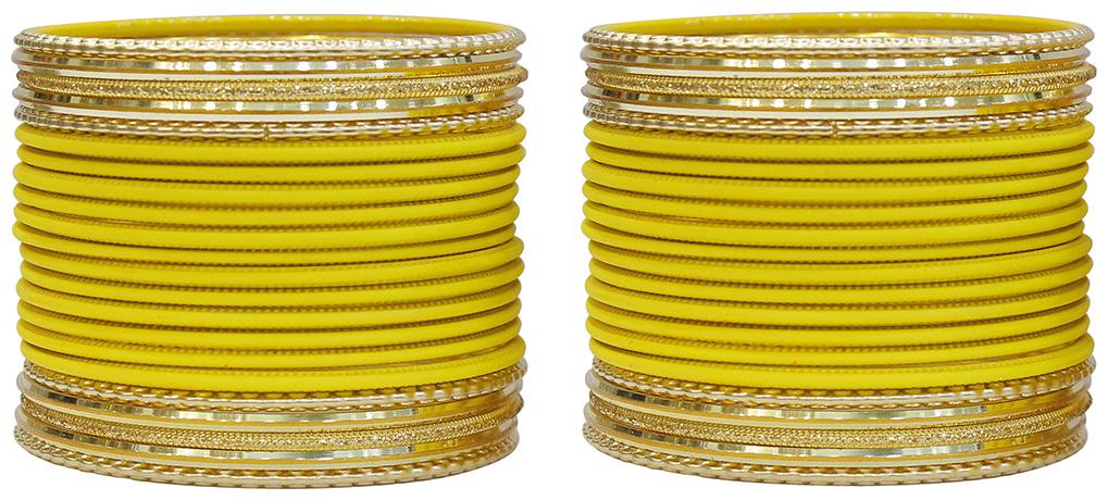 

MUCH MORE Decent Yellow Party Wear Bangles For Women s