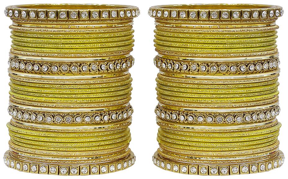 

MUCH MORE Elegant Bangles Set With Crystal Stone