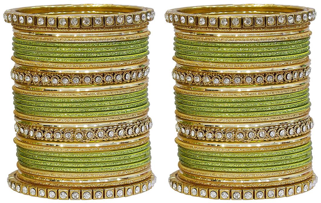 

MUCH MORE Elegant Bangles Set With Crystal Stone