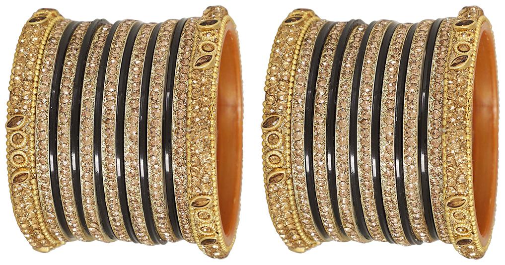 

MUCH-MORE Ethnic Bangles Traditional Party-Wear Set For Women