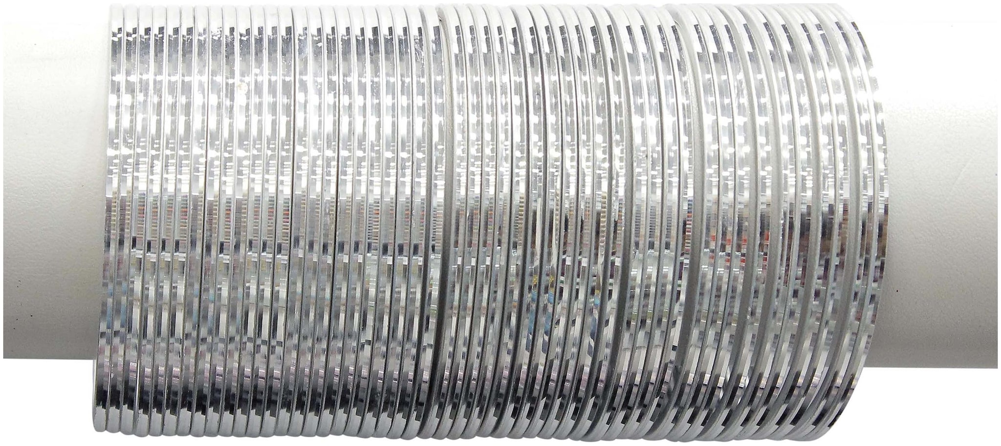 

Much More Ethnic Fashion Bangle Silver Color For Woman And Girls For Party And Wedding Occasion