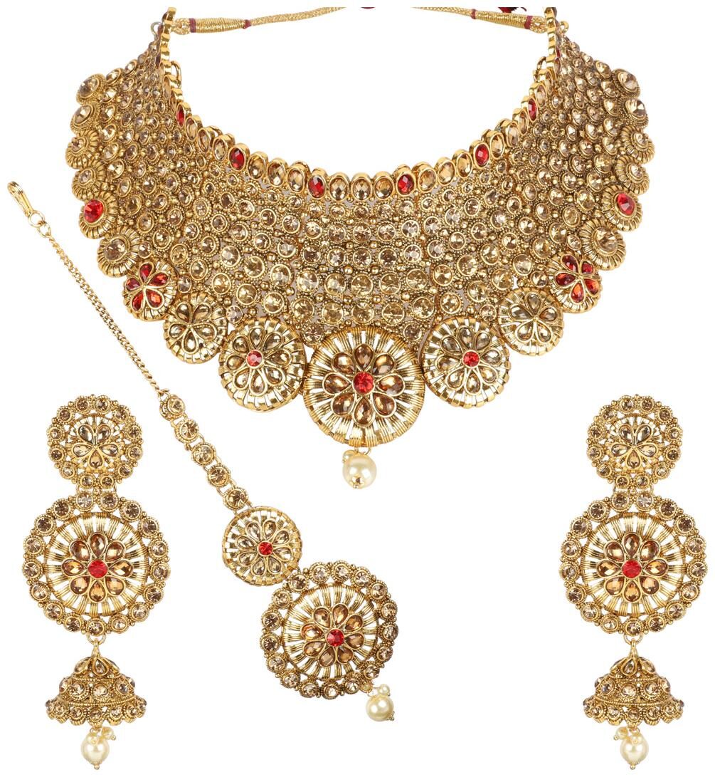 

MUCH MORE Gold Plated Fashion Necklace Jewellery For Women